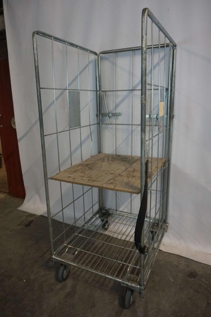 Rolcontainer transportwagen transportkar, Niet ingevuld, Gebruikt, Transportkar, Ophalen of Verzenden