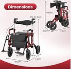 Nieuwe Costway 2-In-1 Rollator, Diversen, Rollators, Ophalen, Lichtgewicht, Nieuw