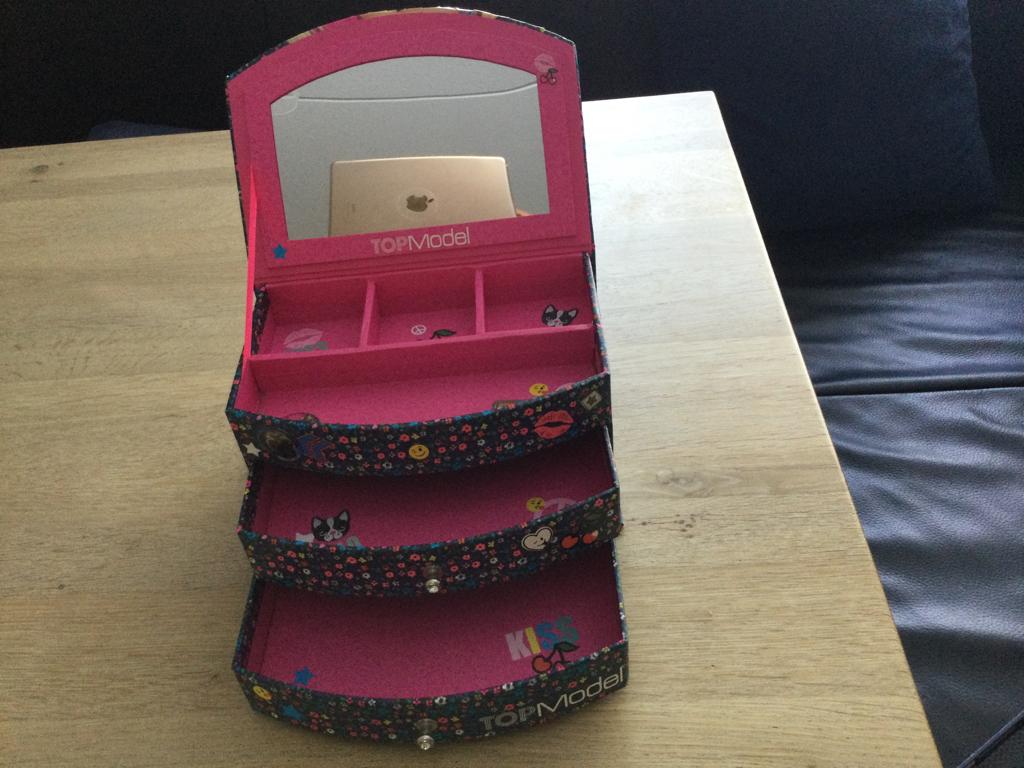 Sieradendoos meisjes, Softcase, Ophalen of Verzenden, Roze, Zo goed als nieuw