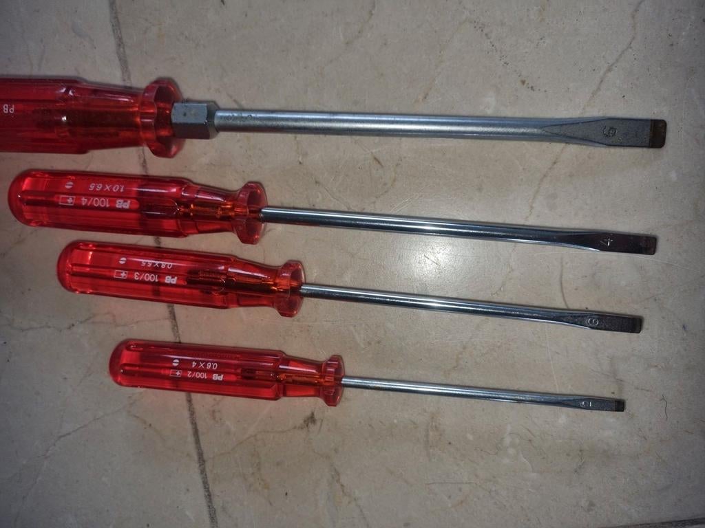 PB Swiss Tools schroevendraaiers set (4 stuks), Ophalen of Verzenden, Gebruikt
