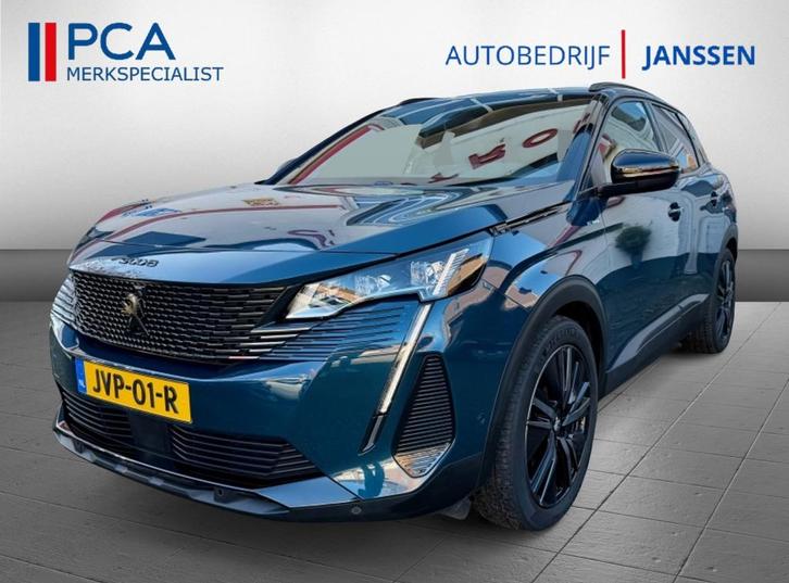 Peugeot 3008 1.6 HYbrid 225 GT Pano, Black Pack, Trekhaak, Auto's, Peugeot, Bedrijf, Te koop, 360° camera, ABS, Adaptive Cruise Control