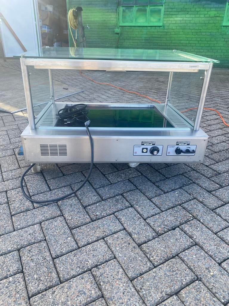 Professionele Bain-marie Warmhoudvitrine, Ophalen of Verzenden, Gebruikt, Fornuis, Frituur en Grillen