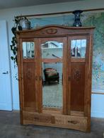 Prachtige antieke Art Deco kast van Tiger Eikenhout, Antiek en Kunst, Antiek | Meubels | Kasten, Ophalen