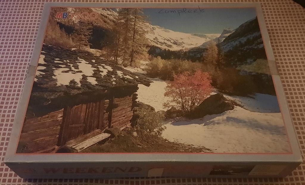 Mb puzzle, Ophalen of Verzenden, 500 t/m 1500 stukjes, Gebruikt, Legpuzzel