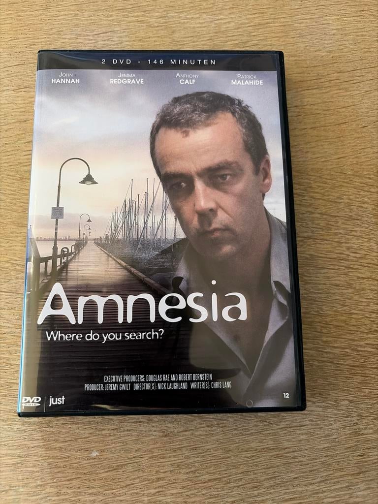 Amnesia DVD - Spannende thriller met John Hannah, Cd's en Dvd's, Vanaf 12 jaar, Ophalen of Verzenden, Zo goed als nieuw, Overige genres