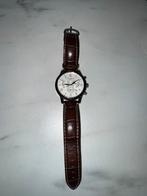 Fromanteel heren horloge 024-0654, Overige merken, Leer, Staal, Polshorloge