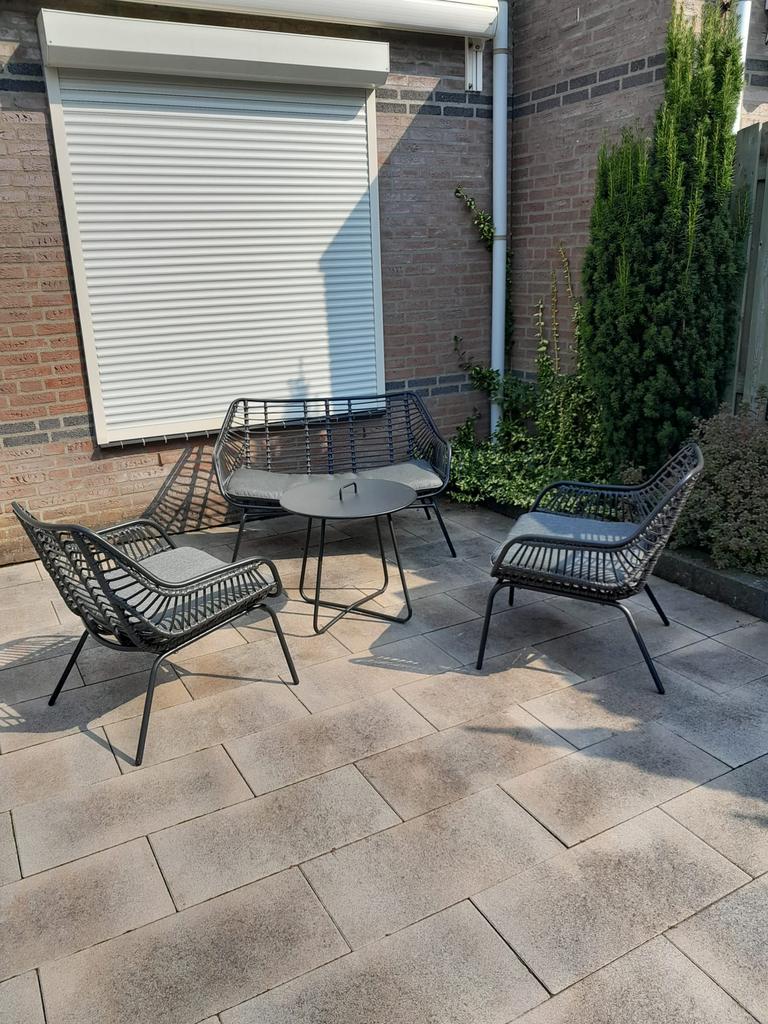 Loungeset tuin / tuinset, Ophalen, Zo goed als nieuw, Bank, Loungeset