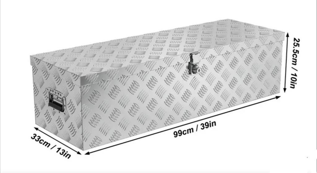 Aluminium kist 80 liter - Gereedschapskist opbergkist, Ophalen of Verzenden