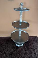Etagere zilver, Huis en Inrichting, Woonaccessoires | Etagères, Ophalen, Zo goed als nieuw