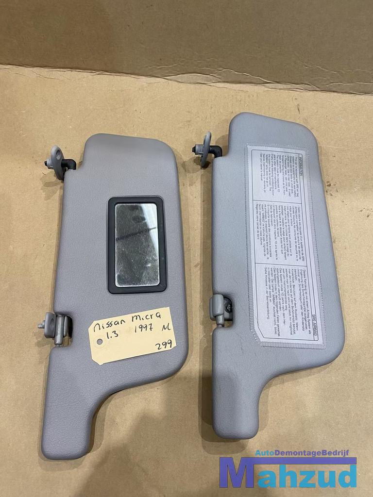 NISSAN MICRA 2 K11 Links rechts zonneklep 1993-2002, Takashima 1-chome 1-1
220-8686  Yokohama, Ophalen of Verzenden, NISSAN_SR@mail.nissan.co.jp