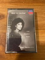 Cassette Kiri Te Kanawa - Kiri in recital (Roger Vignoles), Cd's en Dvd's, Cassettebandjes, Klassiek, 1 bandje, Ophalen of Verzenden