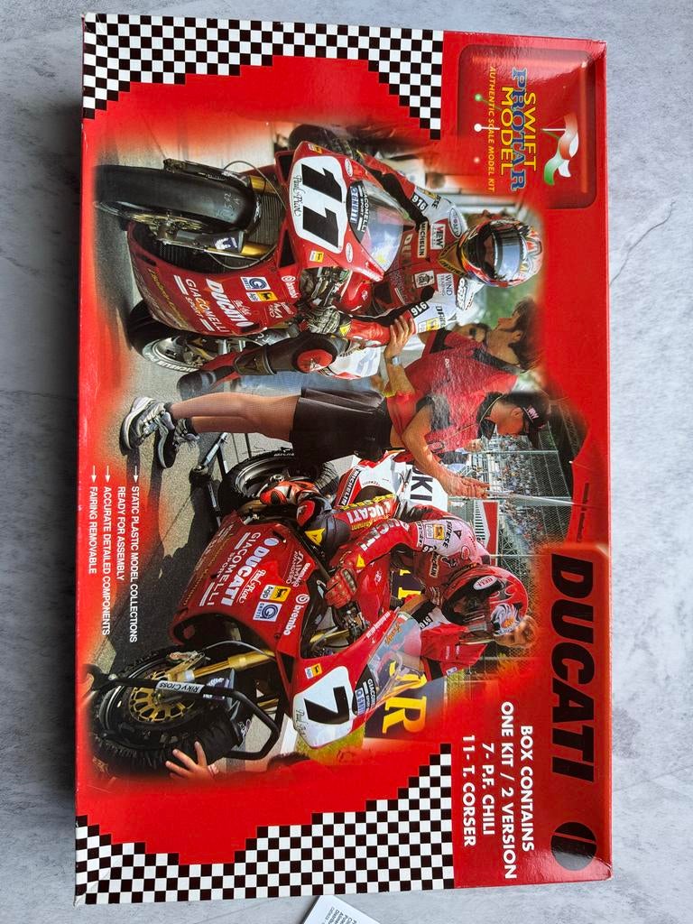 Ducati modelbouw superbike 1998 Protar Swift model, Overige merken, Gebruikt, Ophalen of Verzenden, Groter dan 1:32
