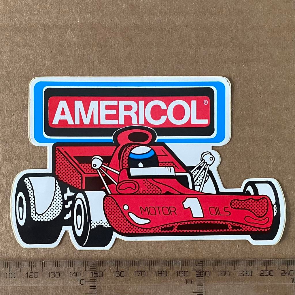 sticker americol, Verzenden, Zo goed als nieuw
