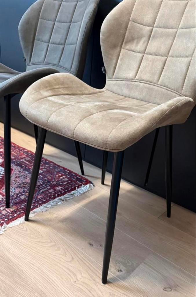 GOOSSENS STOELEN - SET VAN 6 STOELEN - ZEER NETJES!!!, Ophalen, Gebruikt, Overige kleuren, Stof