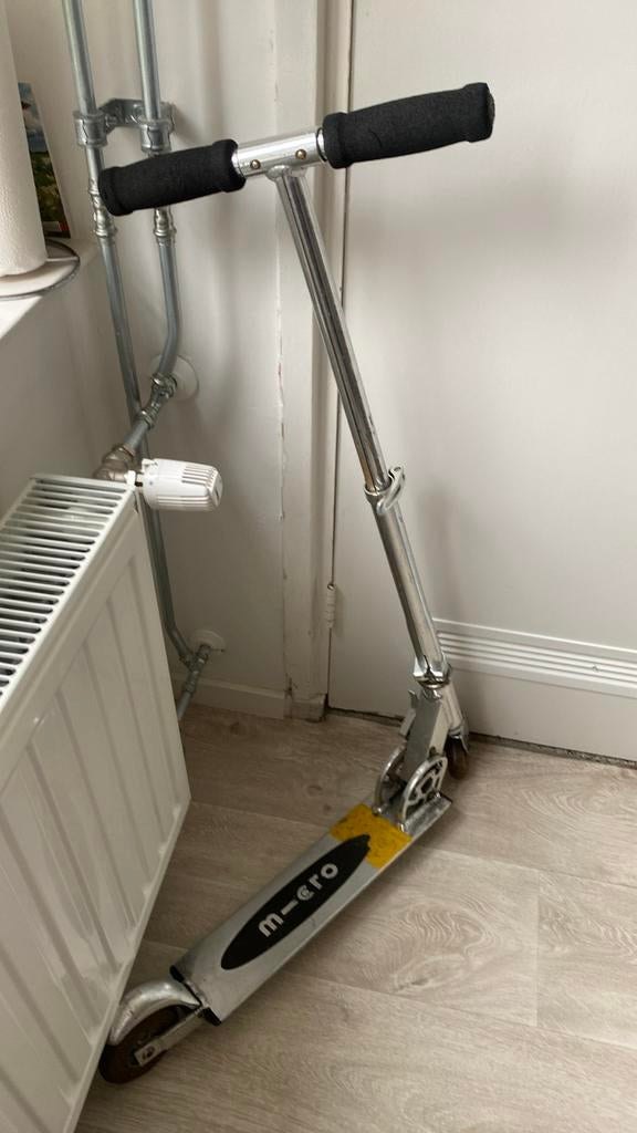 Micro step (2 wielen) zilverkleurig, Ophalen of Verzenden, Gebruikt