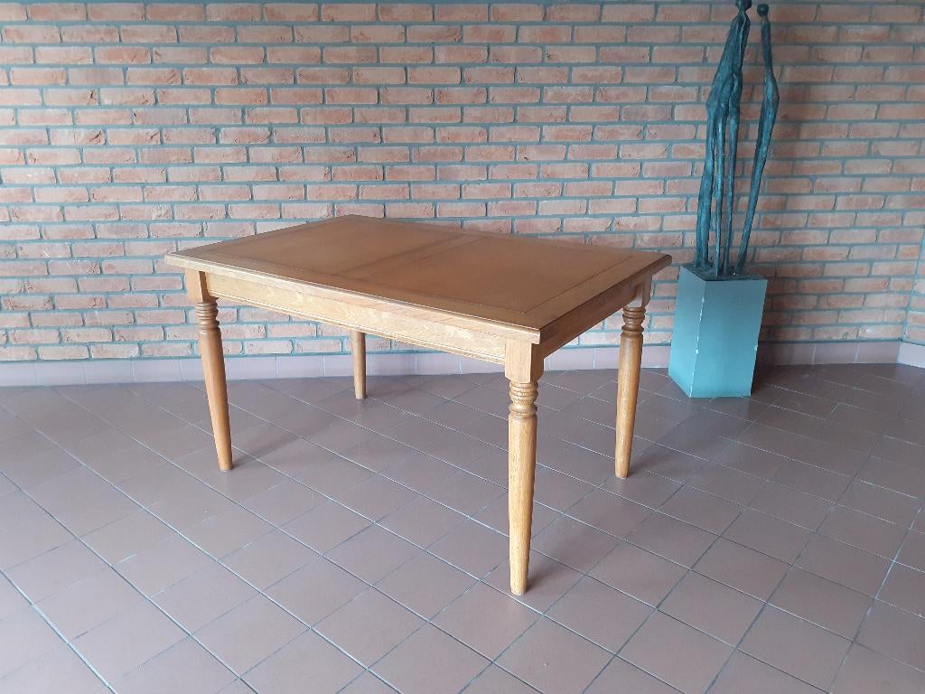 Rustieke Eettafel Honingkleur Eikenhout, Huis en Inrichting, Tafels | Eettafels, Ophalen, Gebruikt, 100 tot 150 cm, Eikenhout