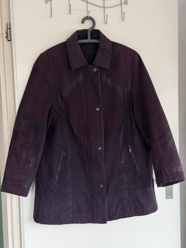 Dames jas maat 46, Ophalen of Verzenden, Zo goed als nieuw, Maat 46/48 (XL) of groter, Paars