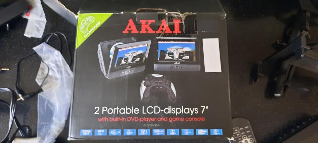 2 portable lcd displays met ingebouwde dvd speler, Audio, Tv en Foto, Dvd-spelers, Ophalen, Overige merken
