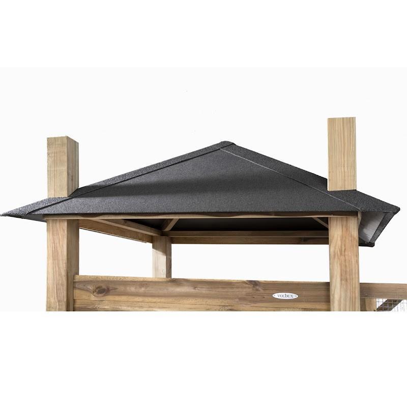 Konijnenhok met Hooizolder Loes, Dieren en Toebehoren, 110 cm of meer, Nieuw, Ophalen of Verzenden, 90 cm of meer