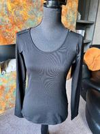 Zwarte longsleeve maat S/M, Zwart, Nieuw, Ophalen of Verzenden, Lange mouw