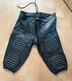 Zwarte leren rugby broek maat 32, Ophalen of Verzenden, Gedragen, Maat 52/54 (L), Zwart