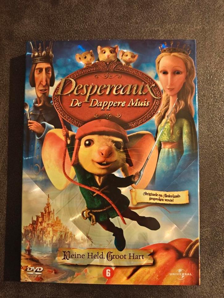 Despereaux: De Dappere Muis DVD - Avontuur voor Kinderen, Cd's en Dvd's, Dvd's | Kinderen en Jeugd, Zo goed als nieuw, Film, Avontuur