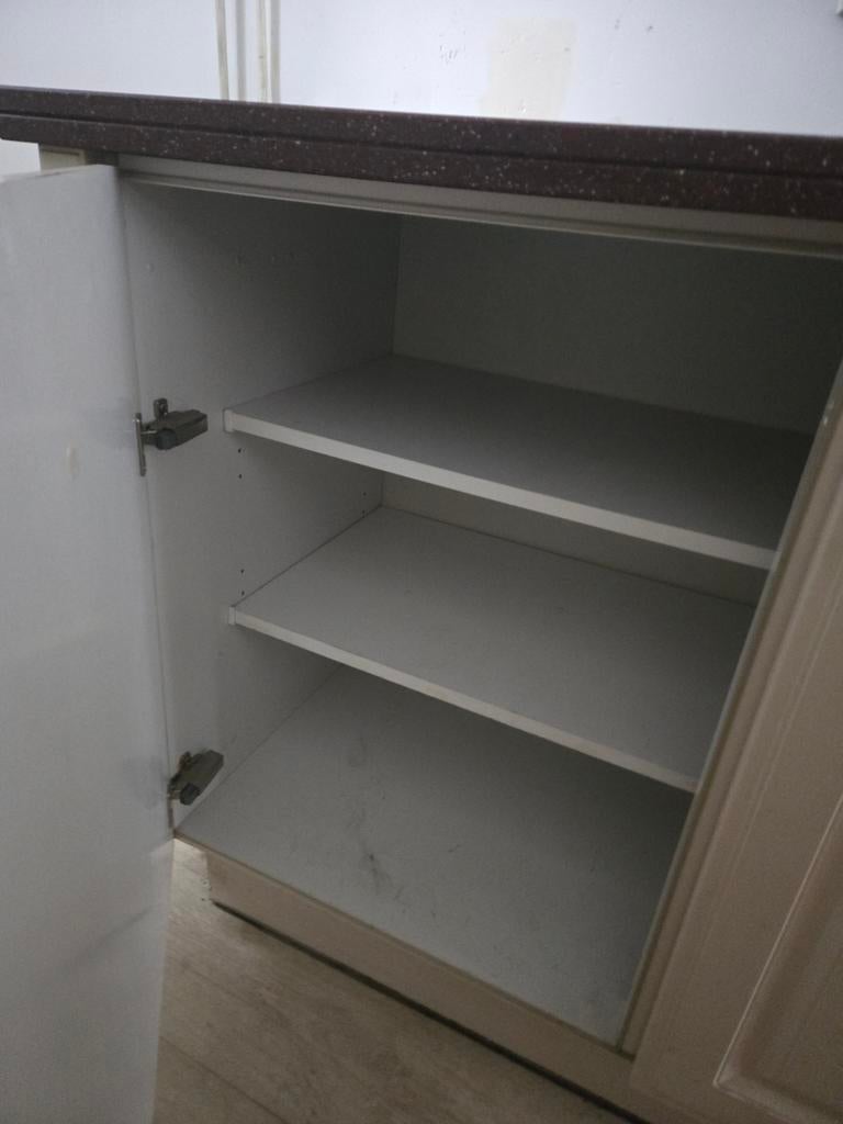 Buffetkast met marmerblad - Landelijke stijl, Ophalen, Overige materialen, 100 tot 150 cm, 100 tot 150 cm