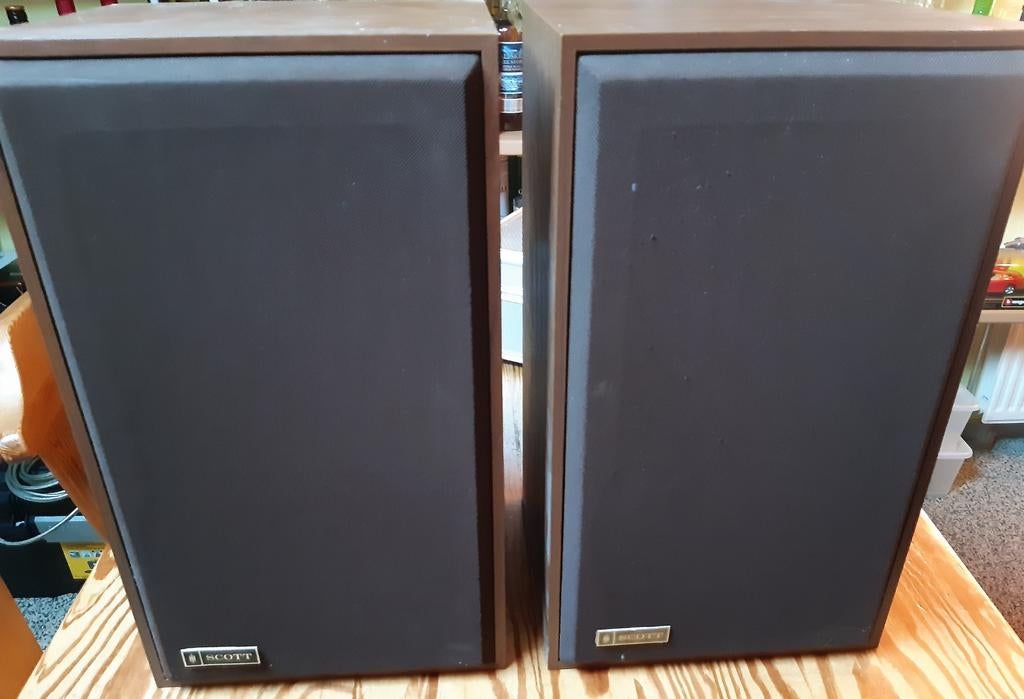 Vintage Scott S-176 luidsprekers, Audio, Tv en Foto, Ophalen, Gebruikt, Overige typen, Overige merken