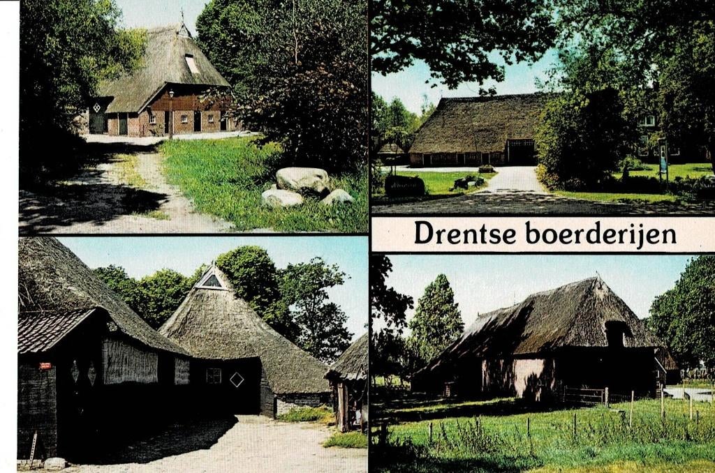 Drentse boerderijen, Ophalen of Verzenden, Ongelopen, Drenthe