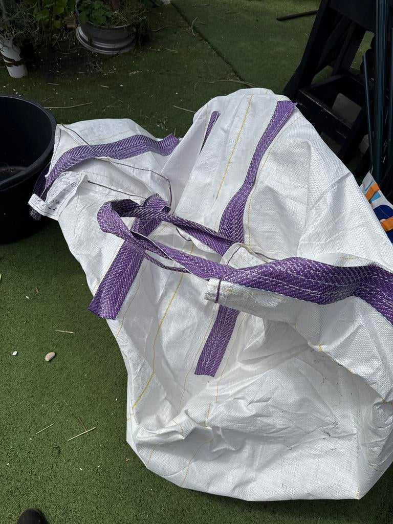 Big Bags voor 1500 kg - Stevige opslagzakken, Doe-het-zelf en Verbouw, Kratten en Dozen, Ophalen, Gebruikt, 100 cm of meer, 60 cm of meer