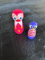Handgeschilderde Jokie en Jet houten poppetjes, Verzamelen, Ophalen of Verzenden, Zo goed als nieuw