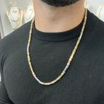 14k gouden Koningsketting byzantijnse massief schakel, Ophalen of Verzenden, Nieuw, Goud