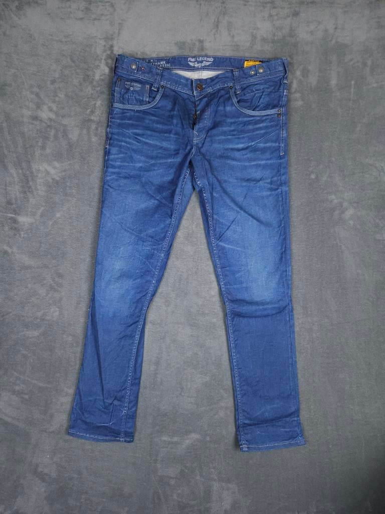 Pme Legend Broek Skyhawk W38 L34 Regular Slim Fit Blauw., W36 - W38 (confectie 52/54), Blauw, ., Ophalen of Verzenden