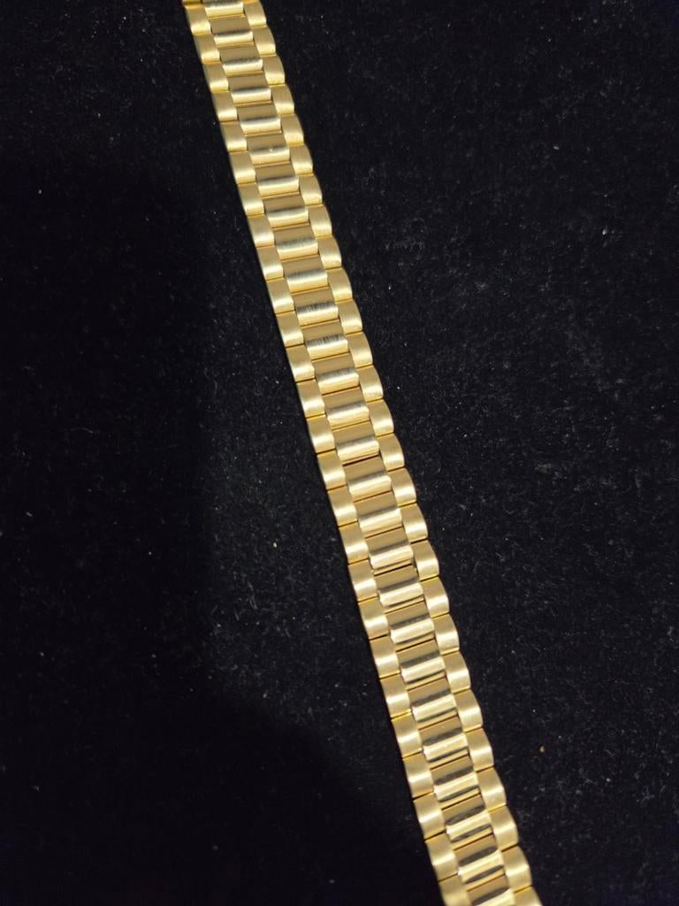 14 k gouden rolex model armband 26,9 gram, Ophalen of Verzenden, Nieuw, Goud, Goud