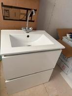 Wastafel met onderkast, Ophalen, Gebruikt, 50 tot 100 cm, Minder dan 100 cm
