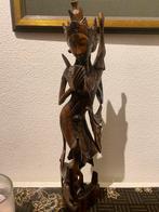 Houten beeld van Balinese danseres, Ophalen of Verzenden