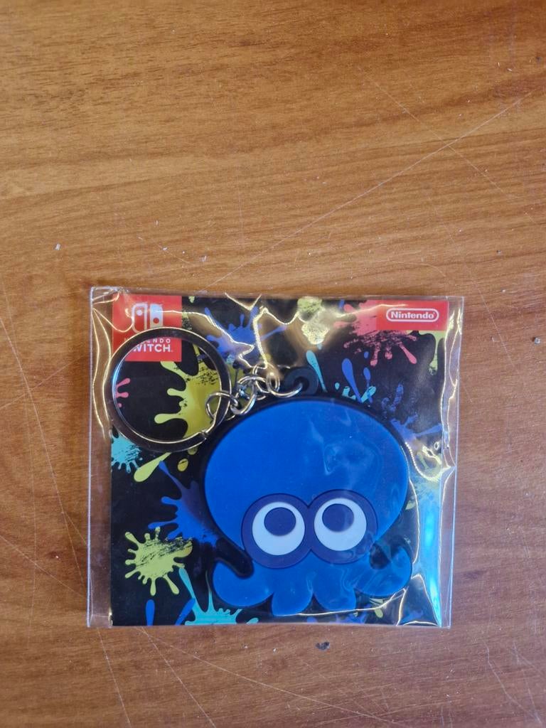 Nintendo switch splatoon 3 promo sleutelhanger, Ophalen of Verzenden, Transport