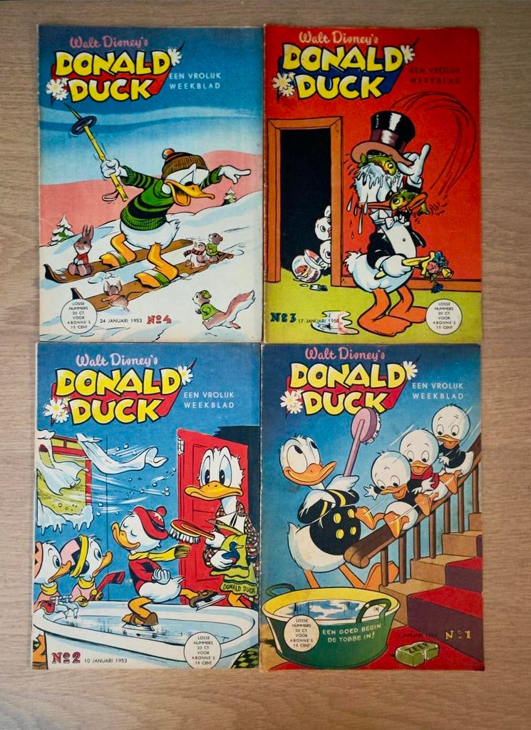 Complete jaargangen Donald Duck weekblad 1953 in mooie staat, Boeken, Stripboeken, Gelezen, Complete serie of reeks, Ophalen of Verzenden