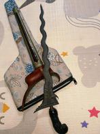 Antieke Keris Sengkelat 13 Luk Pamor Ron Pakis Sawo SVE57, Verzenden