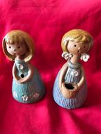 Vintage bloemenmeisjes keramische beeldjes, Verzamelen, Ophalen of Verzenden, Zo goed als nieuw