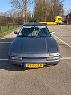 Mazda 323 1.6 I F GLX AUT U9 1990 Grijs met APK 12 -2027., Auto's, Mazda, Stof, 4 cilinders, 400 kg, Origineel Nederlands