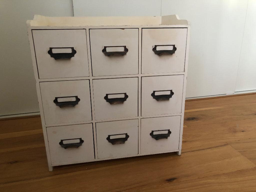 Archiefkastje riviera maison, Huis en Inrichting, Ophalen, Gebruikt, 50 tot 100 cm, Minder dan 100 cm