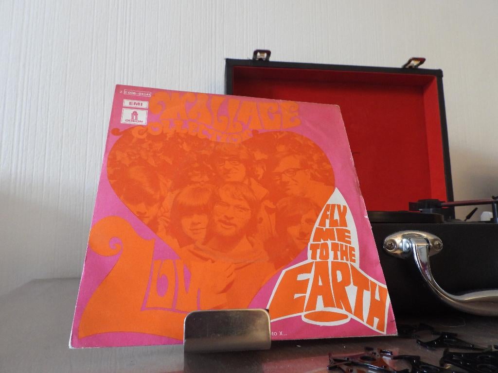 Wallace Collection – Love  Fly Me To - The Earth 1969 Fr, Cd's en Dvd's, Vinyl Singles, Ophalen of Verzenden, Gebruikt, Pop, Single