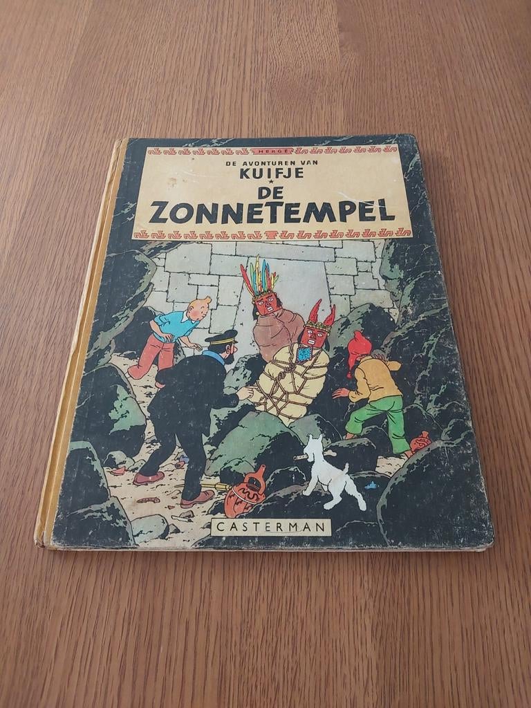 Oude Antiquaire Kuifje , Hardcover., Boeken, Stripboeken, Eén stripboek, Ophalen of Verzenden, Gelezen