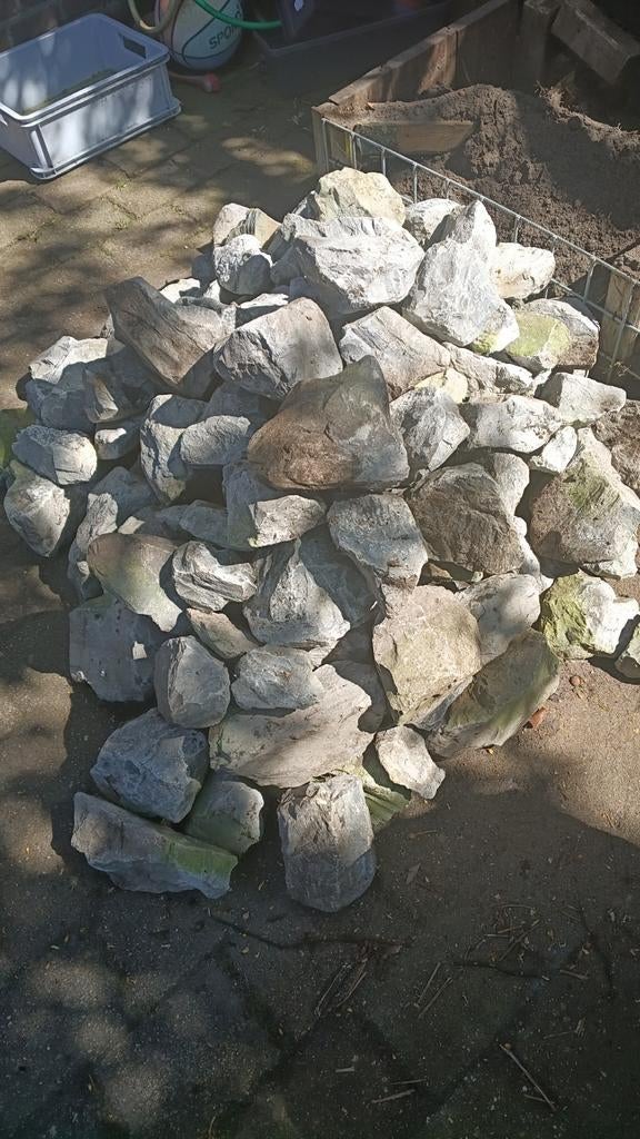 Grijze breuksteen - ruim 1 big bag - prima staat, Tuin en Terras, Ophalen