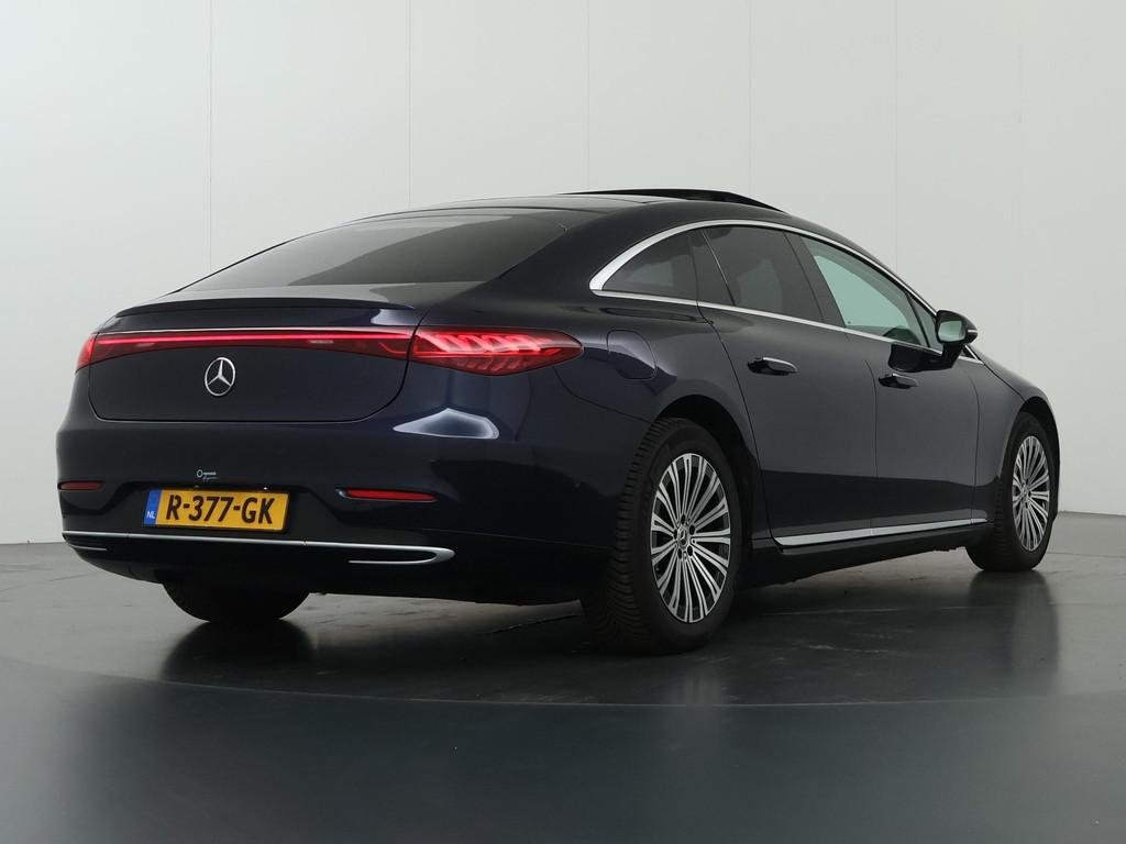 Mercedes-Benz EQS 350 Business Line 90 kWh | Trekhaak | Memo, Auto's, Achterwielaandrijving, Gebruikt, 624 km, Blauw