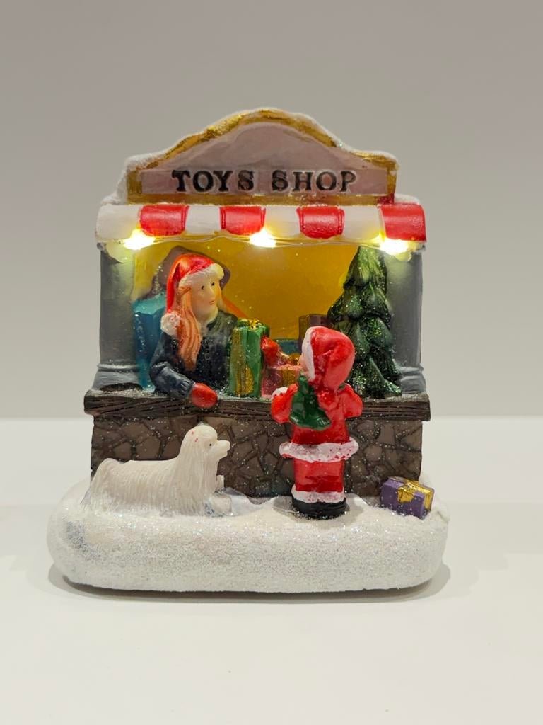 Kerst - Toys Shop met verlichting, Verzenden