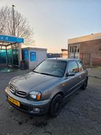 Nissan Micra 1.4 55KW 3D 2002 Grijs, Voorwielaandrijving, 750 kg, 4 cilinders, 840 kg