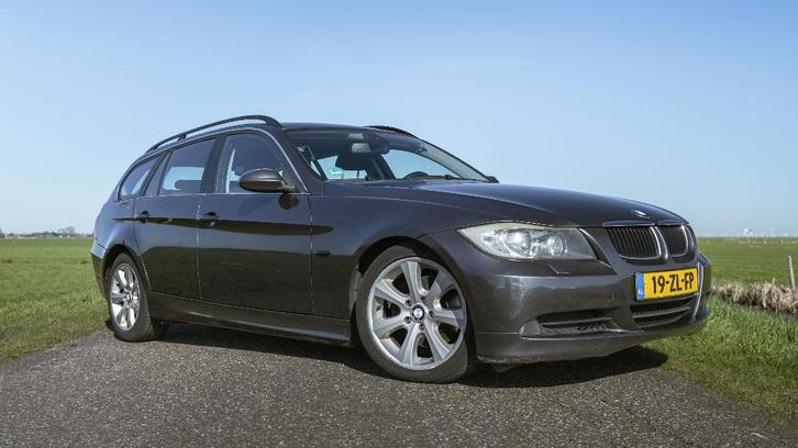BMW 3-Serie 3.0 I 325 Touring AUT 2008 Grijs, Auto's, BMW, Particulier, 3-Serie, Airbags, Airconditioning, Android Auto, Bluetooth