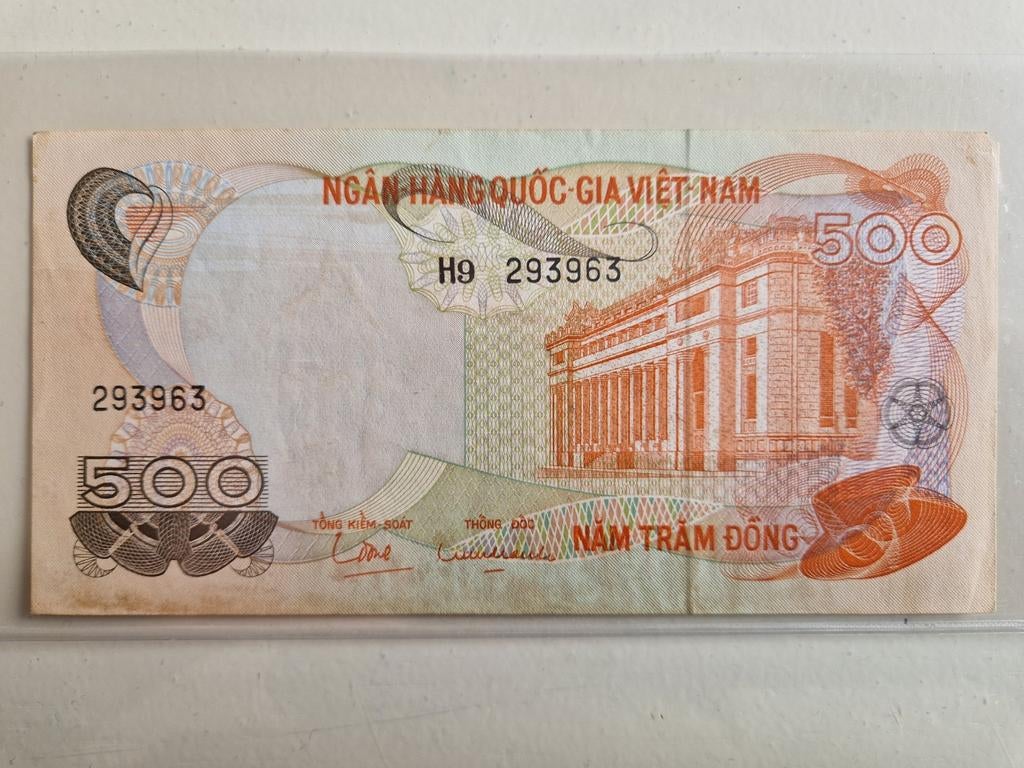 Vietnam Bankbiljet 500 Dong, Postzegels en Munten, Bankbiljetten | Azië, Verzenden, Zuidoost-Azië, Los biljet